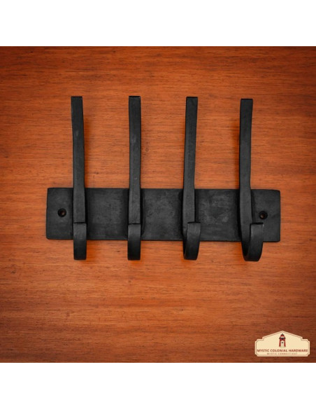 Appendiabiti da parete rustico in...