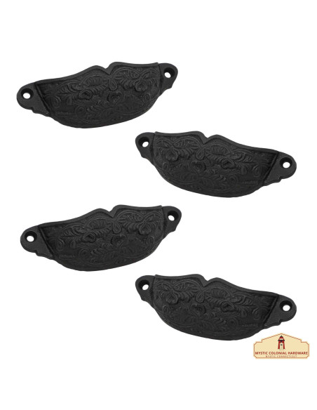 Set di 4 maniglie in stile vittoriano...