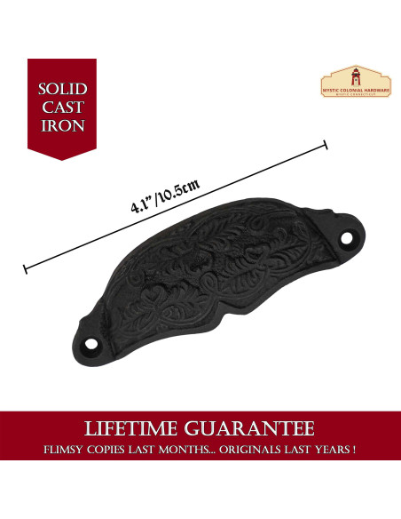 Set di 4 maniglie in stile vittoriano...