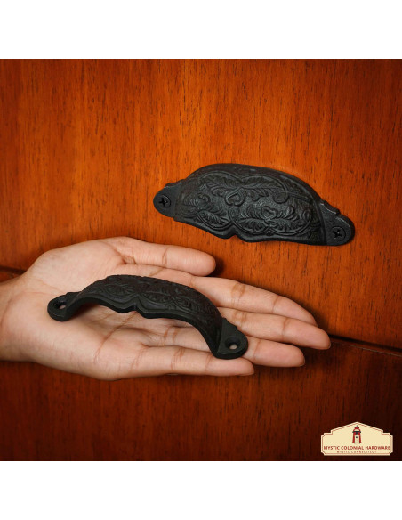 Set di 4 maniglie in stile vittoriano...