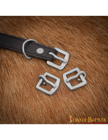 Confezione da 3 fibbie in acciaio...