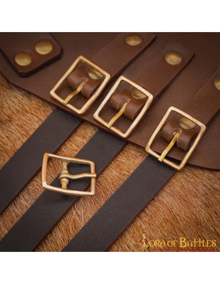 Piccola fibbia in ottone puro (2,8 x...