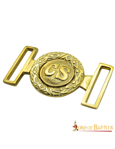 Fibbia in ottone per ufficiali...