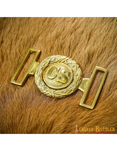 Fibbia in ottone per ufficiali...