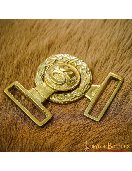Fibbia in ottone per ufficiali...