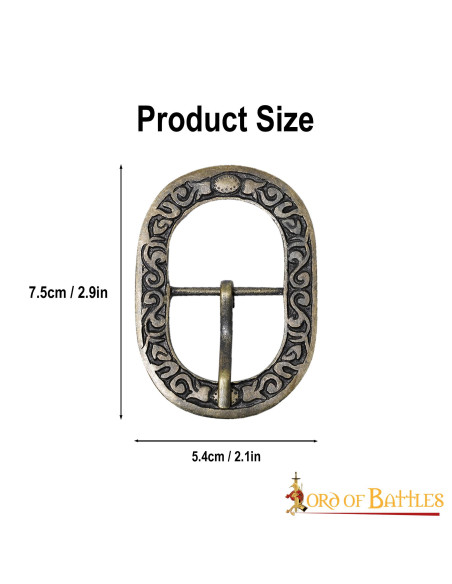 Confezione da 3 fibbie dal design...