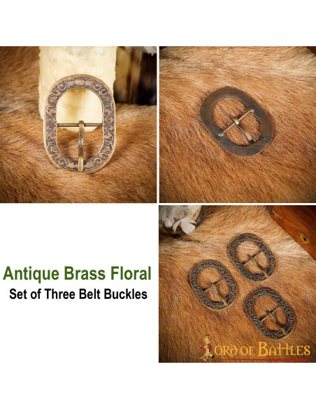 Confezione da 3 fibbie dal design...