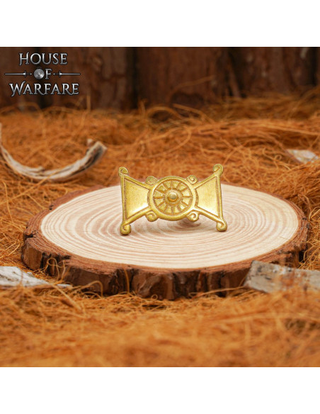Decorazione vichinga in ottone massiccio