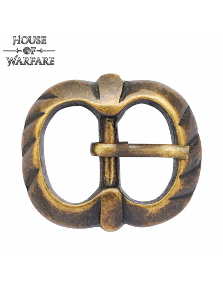 Piccola fibbia in ottone invecchiato...