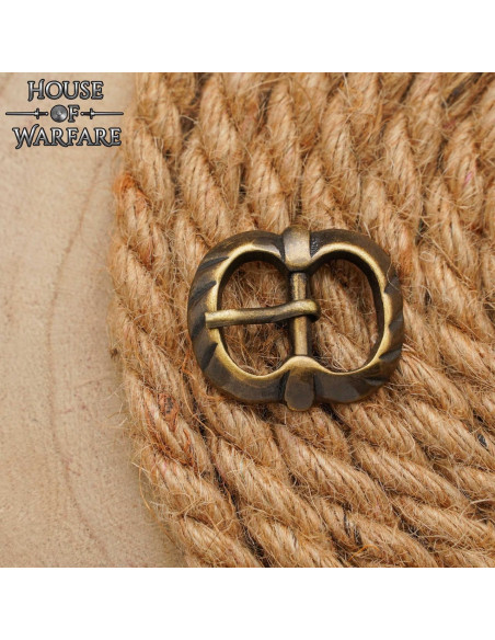 Piccola fibbia in ottone invecchiato...