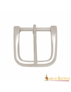 Fibbia classica in acciaio (4,3 x 4,2 cm.)