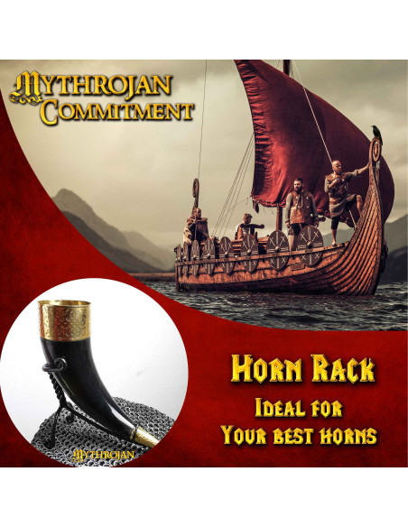 Supporto in ferro per corno medievale...