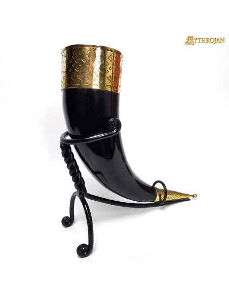 Supporto in ferro per corno medievale...