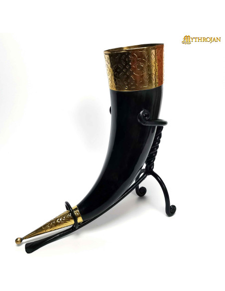 Supporto in ferro per corno medievale...
