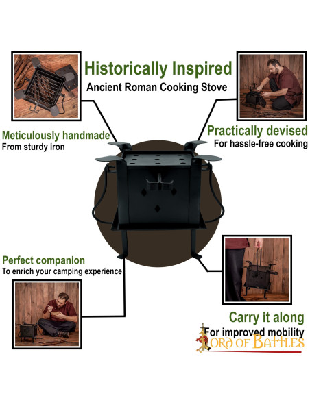 Antica cucina romana e grill (21 x 28...