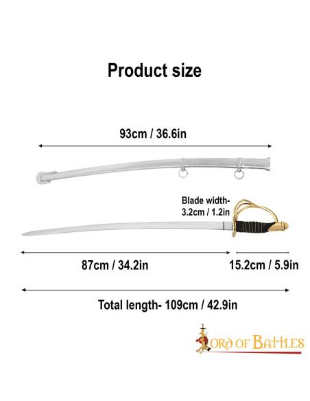 Sciabola da cavalleria americana con...