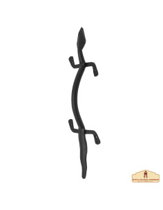 Maniglia per porta medievale in ferro (52,3 cm)