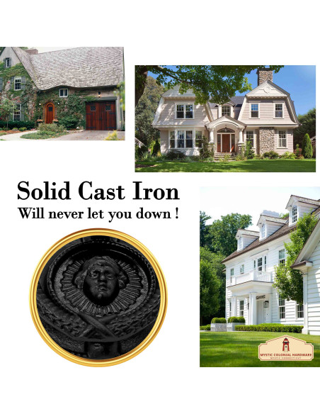 Battente medievale circolare in stile...