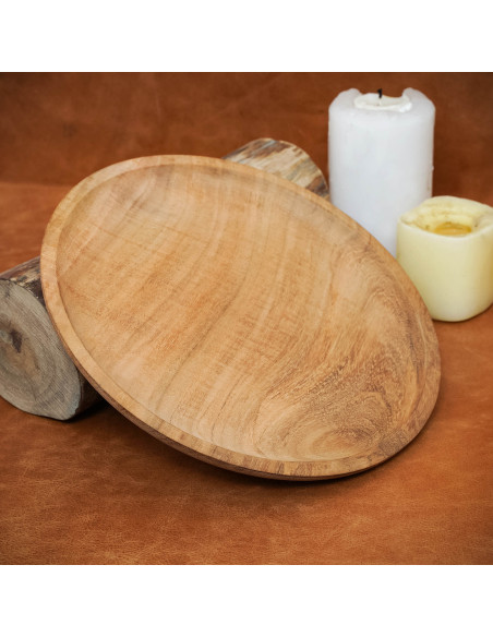 Piatto medievale in legno (diametro...