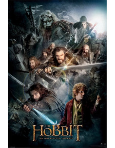 Poster The Hobbit, An Unexpected Journey, 61x91 cm.
