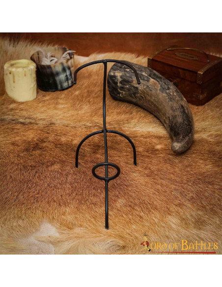 Supporto per corno in ferro forgiato...