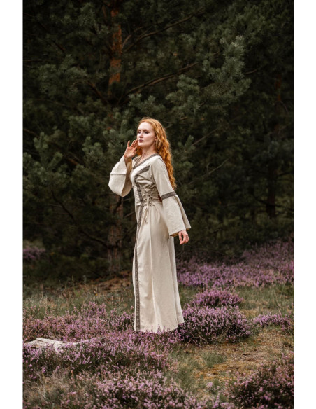 Abito medievale donna Angie, bianco...