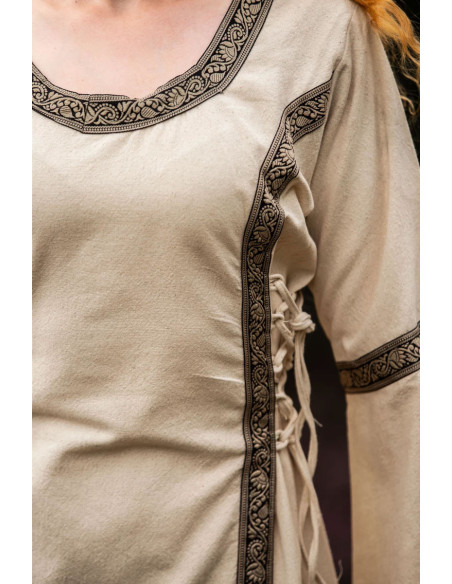 Abito medievale donna Angie, bianco...