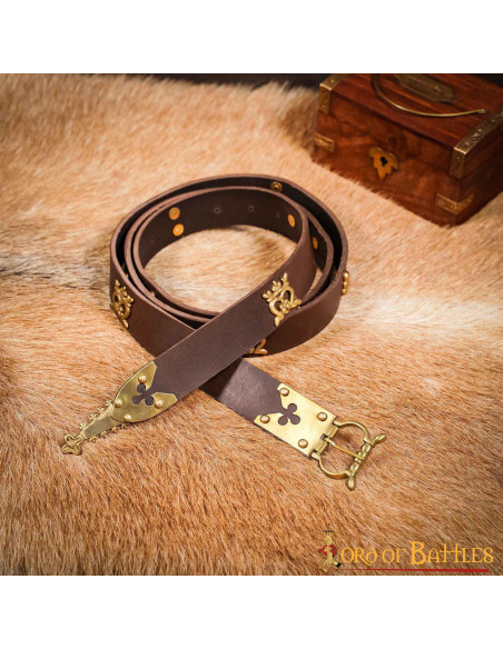 Fibbia medievale con design a...