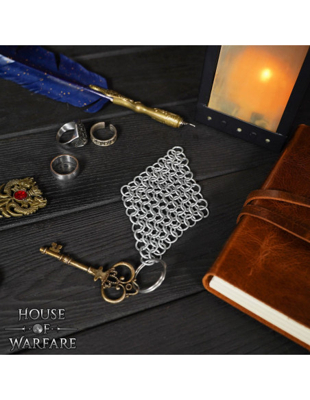 Portachiavi in cotta di maglia in...