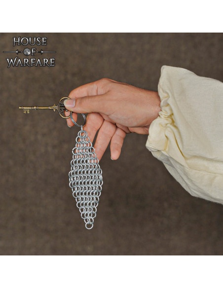 Portachiavi in cotta di maglia in...