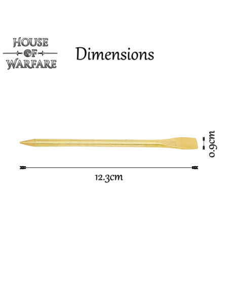 Stilo in ottone per tavolette cerate...