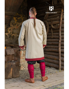 Tunica Rus Tobiasz, colore bordeaux naturale 2