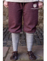 Pantaloni vichinghi Tilda Herringbone, grigio bordeaux