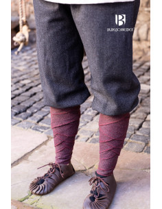 Pantaloni vichinghi Tilda Herringbone, nero-grigio 2