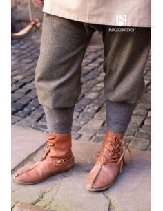 Pantaloni vichinghi modello Rus Ivar, Grigio-Oliva