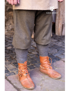 Pantaloni vichinghi modello Rus Ivar, Grigio-Oliva 2