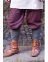 Pantaloni vichinghi modello Rus Ivar, Maroon-Grey