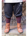 Pantaloni vichinghi modello Rus Ivar, Nero-Grigio