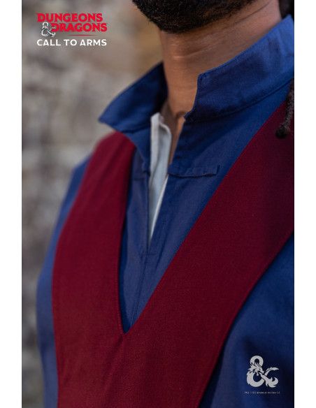 Tunica da mago medievale, Blu...