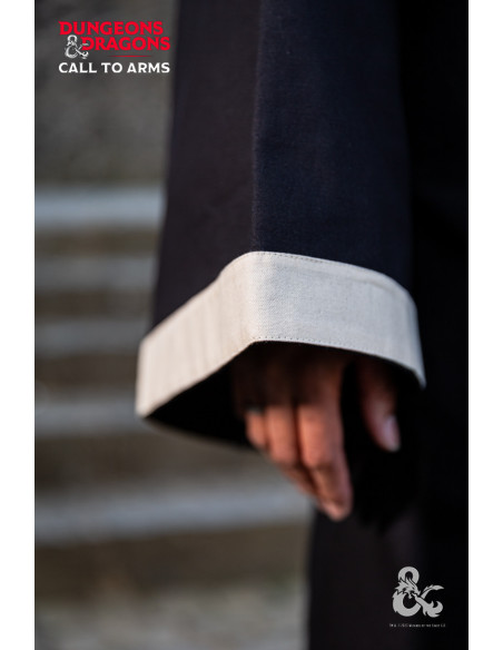 Tunica da mago medievale, Nero-Bianco...