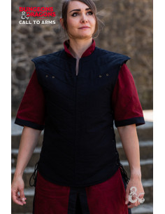 Gilet da guerriero medievale, nero