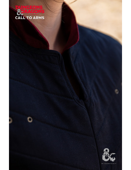 Gilet da guerriero medievale, nero