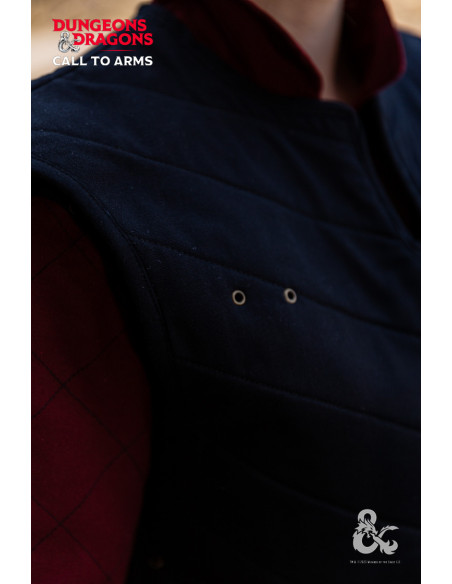 Gilet da guerriero medievale, nero