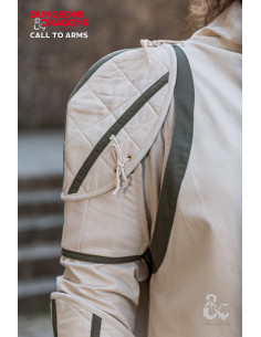 Spalline per chierico medievale, bianco naturale