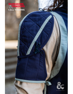 Spallacci da chierico medievale, blu