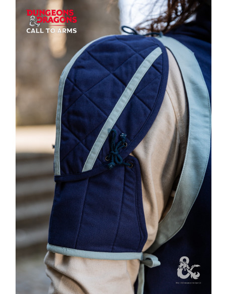 Spallacci da chierico medievale, blu