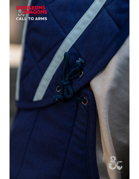 Spallacci da chierico medievale, blu