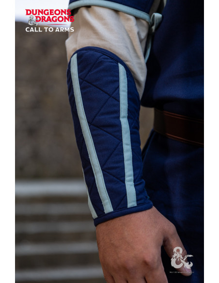 Bracciali da chierico medievale, blu