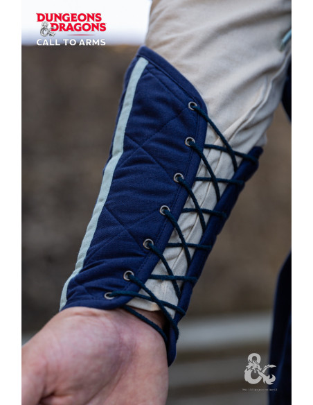 Bracciali da chierico medievale, blu