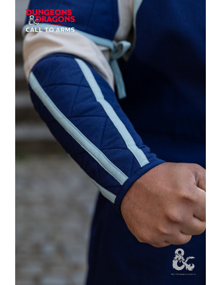 Bracciali da chierico medievale, blu